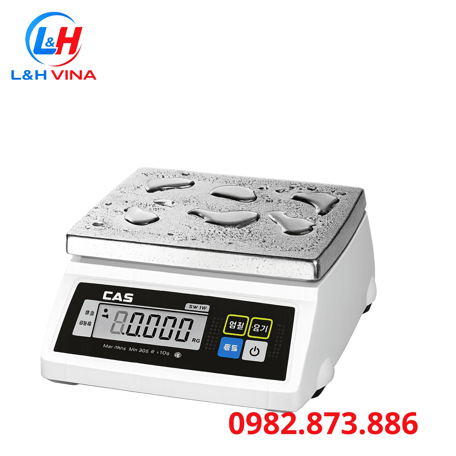 CÂN ĐIỆN TỬ CHỐNG NƯỚC CAS SW-1WR-10kg